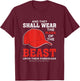 Funny Anti Trump Mark Of The Beast Red Hat Liberal Gift T-Shirt - T-Shirt | Maroon