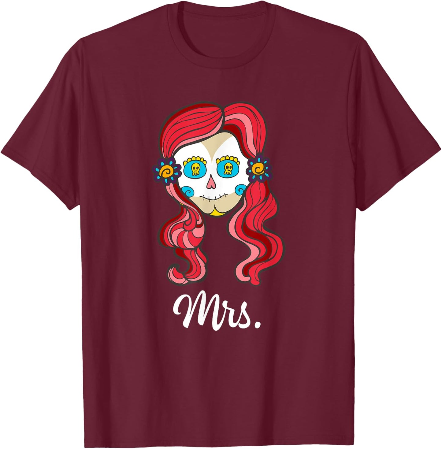 Matching Zombie Gifts for Couples Halloween Zombie costume T-Shirt - T-Shirt | Maroon