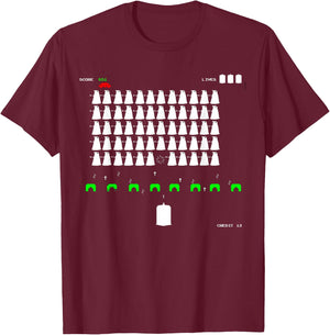 Dr. Invader Who? T-Shirt - T-Shirt | Maroon