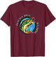 Peacock Bass Hunter, Fish T Shirt T-Shirt - T-Shirt | Maroon