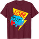 Cute Brain Shirt - Funny Brain Neuroscience Nerdy Humor T-Shirt - T-Shirt | Maroon