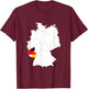 Rhineland Palatinate Flag Germany Rheinland Pfalz Gift T-Shirt - T-Shirt | Maroon