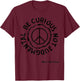 Walt Whitman Be Curious Not Judgmental Anti-Bullying Shirt T-Shirt - T-Shirt | Maroon