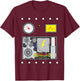 Robot Costume Halloween For Robot Fans, Men, Kids T-Shirt - T-Shirt | Maroon