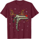 Speculum Reindeer Xmas Light Medical OB GYN Nurse Christmas T-Shirt - T-Shirt | Maroon