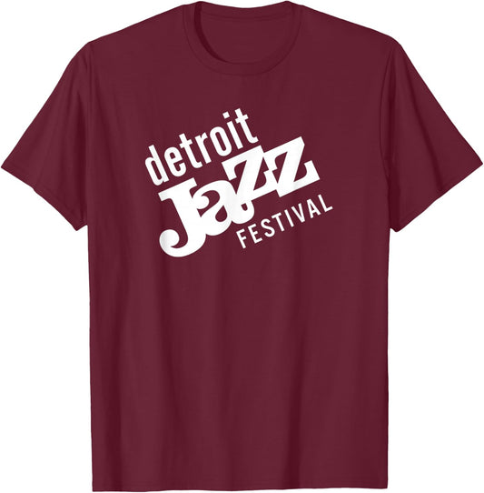 Detroit Jazz Festival T-Shirt - T-Shirt | Maroon