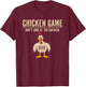 Chicken Gifts Chicken Lovers Adult Game Black Small Classic Fit Modern Short Sleeve T-Shirt - T-Shirt | Maroon