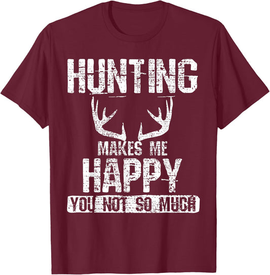 Hunting Hunter Hunt Bow Hunting Gift T-Shirt - T-Shirt | Maroon