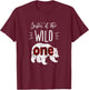 Sister of the Wild One Shirt Bear Lumberjack 1st Birthday T-Shirt - T-Shirt | Maroon