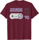 Nintendo Super Nintendo Controller 90 Graphic T-Shirt - T-Shirt | Maroon