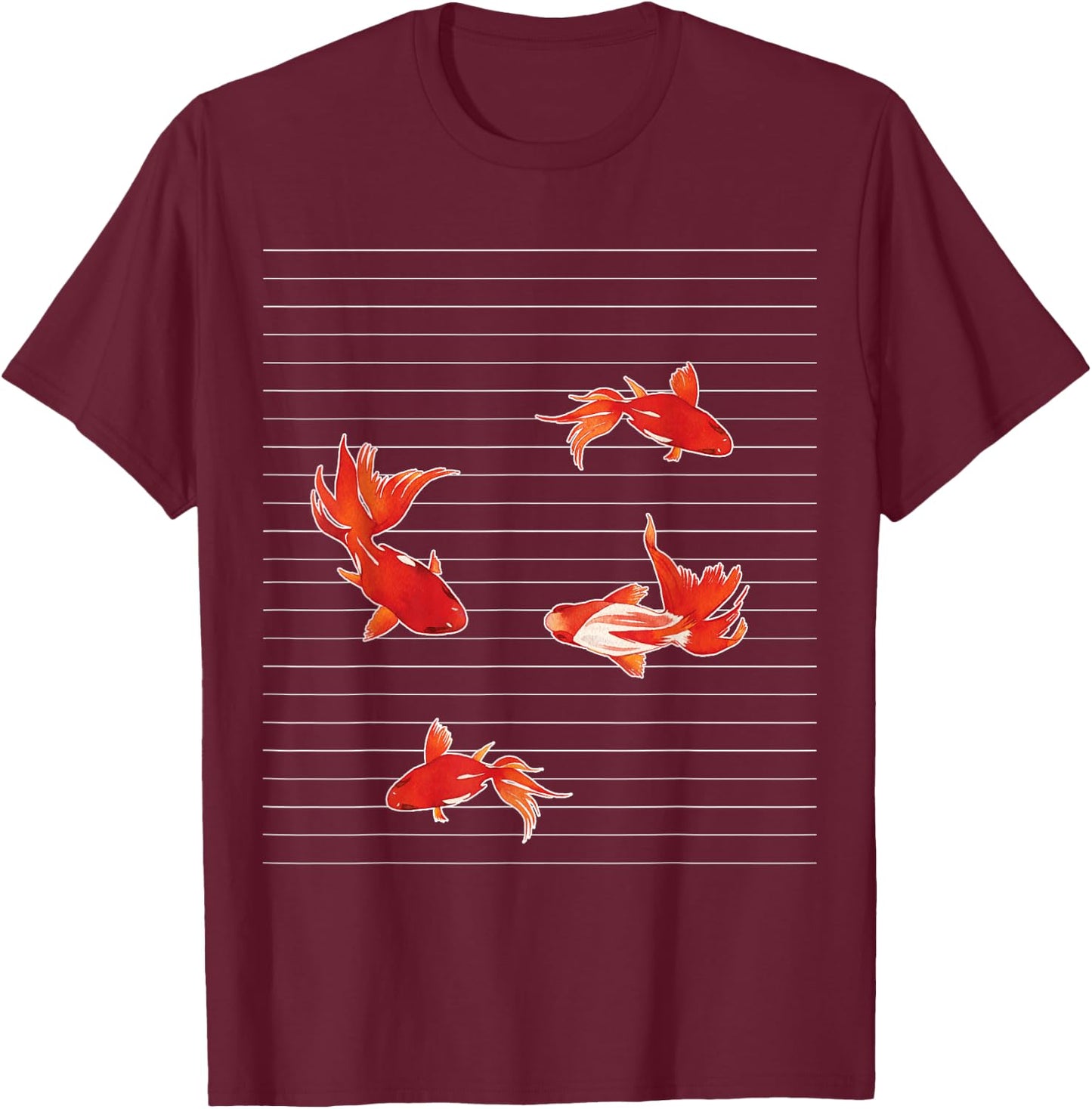 Goldfish T-Shirt - T-Shirt | Maroon