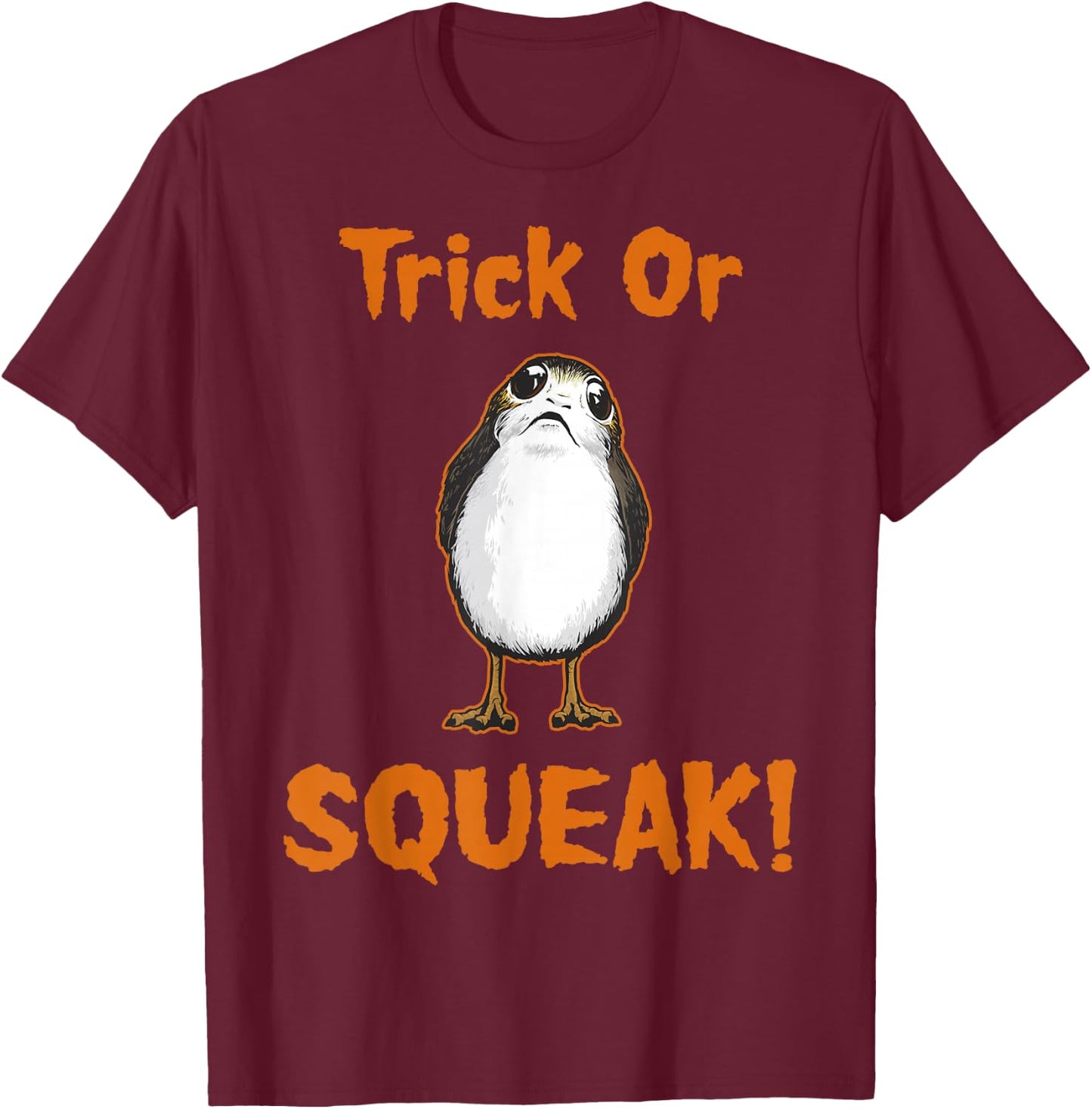 Star Wars Trick Or Squeak Halloween T-Shirt - T-Shirt | Maroon