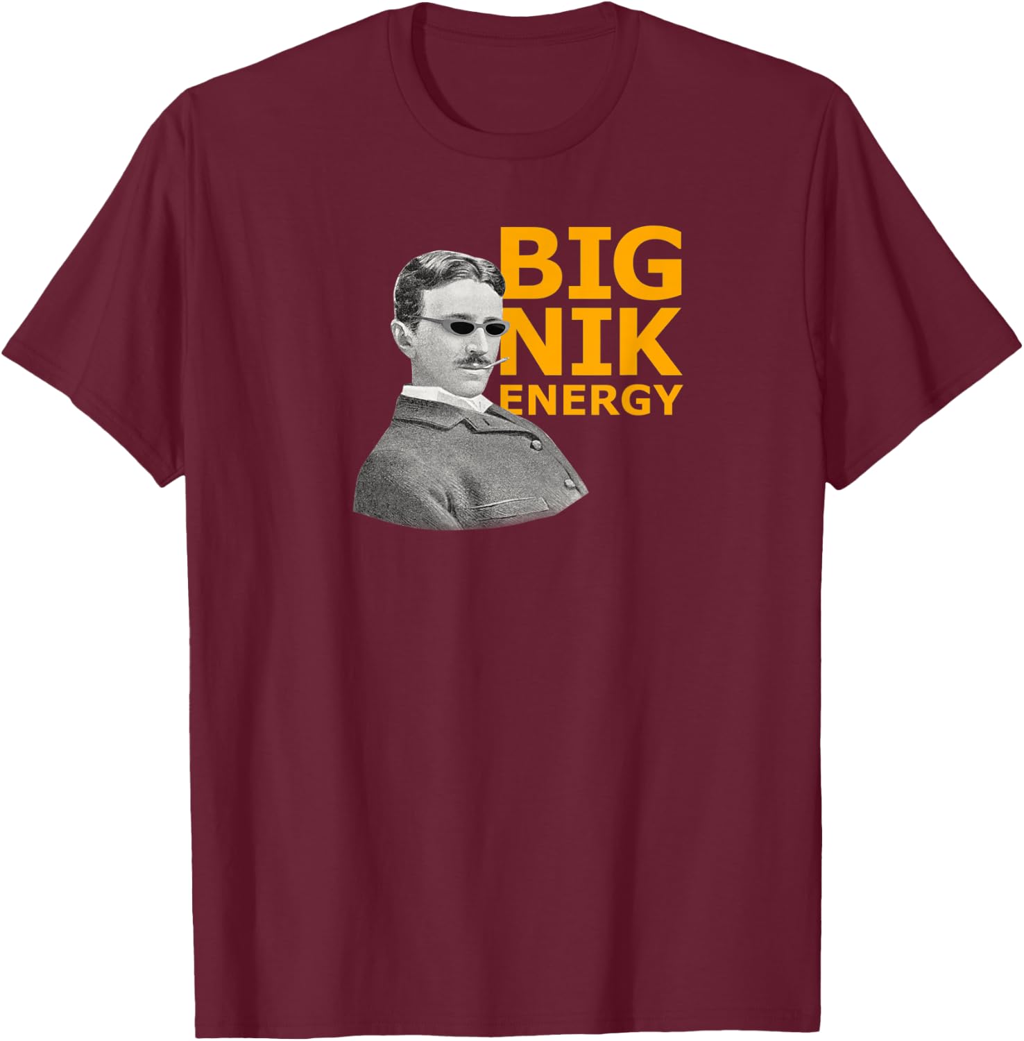 Big Nik Energy T-Shirt - T-Shirt | Maroon