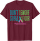 Stage Four Metastatic Breast Cancer Awareness Support Love T-Shirt - T-Shirt | Maroon