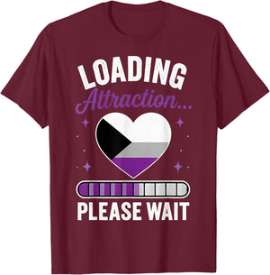 Funny Demisexual T-Shirt - T-Shirt | Maroon