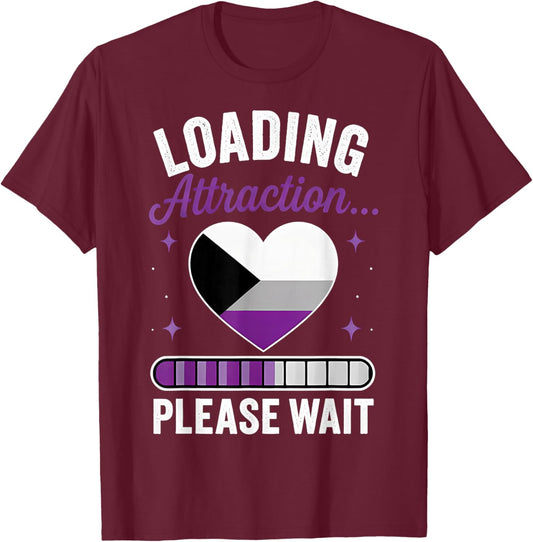 Funny Demisexual T-Shirt - T-Shirt | Maroon
