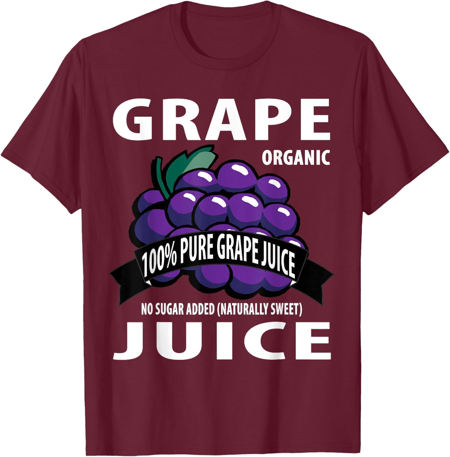 Grape Juice Box: Family Halloween Costumes for 5 people T-Shirt - T-Shirt | Maroon