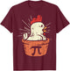 Funny Chicken Pot Pi Shirt Day Pie Math Lover Geek Gift 3.14 T-Shirt - T-Shirt | Maroon