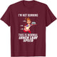 I'm Not Running This is Normal Lunch Lady Speed Funny T-Shirt - T-Shirt | Maroon