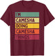 I'm Camesha Doing Camesha Things Funny Personalized Quote T-Shirt - T-Shirt | Maroon