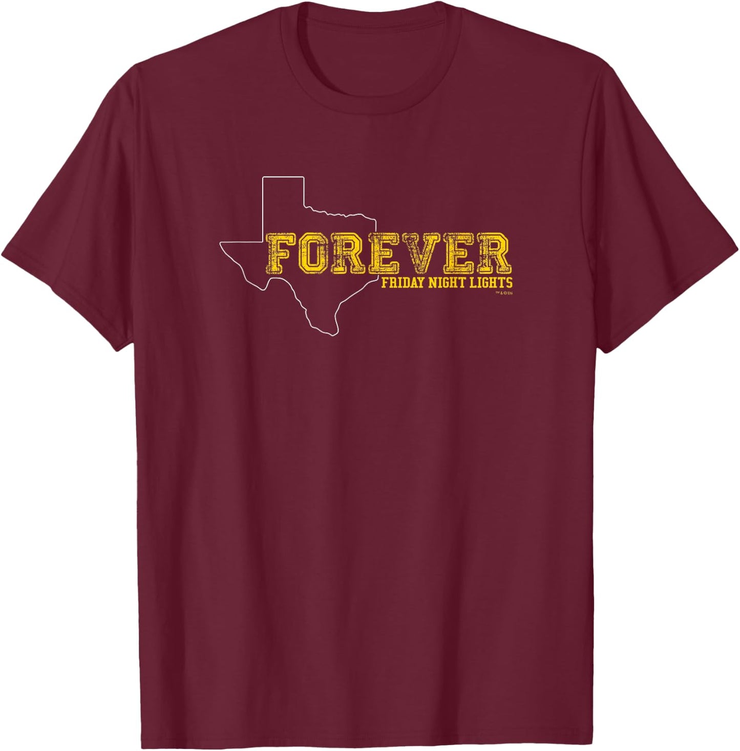Friday Night Lights Texas Forever T-Shirt - T-Shirt | Maroon