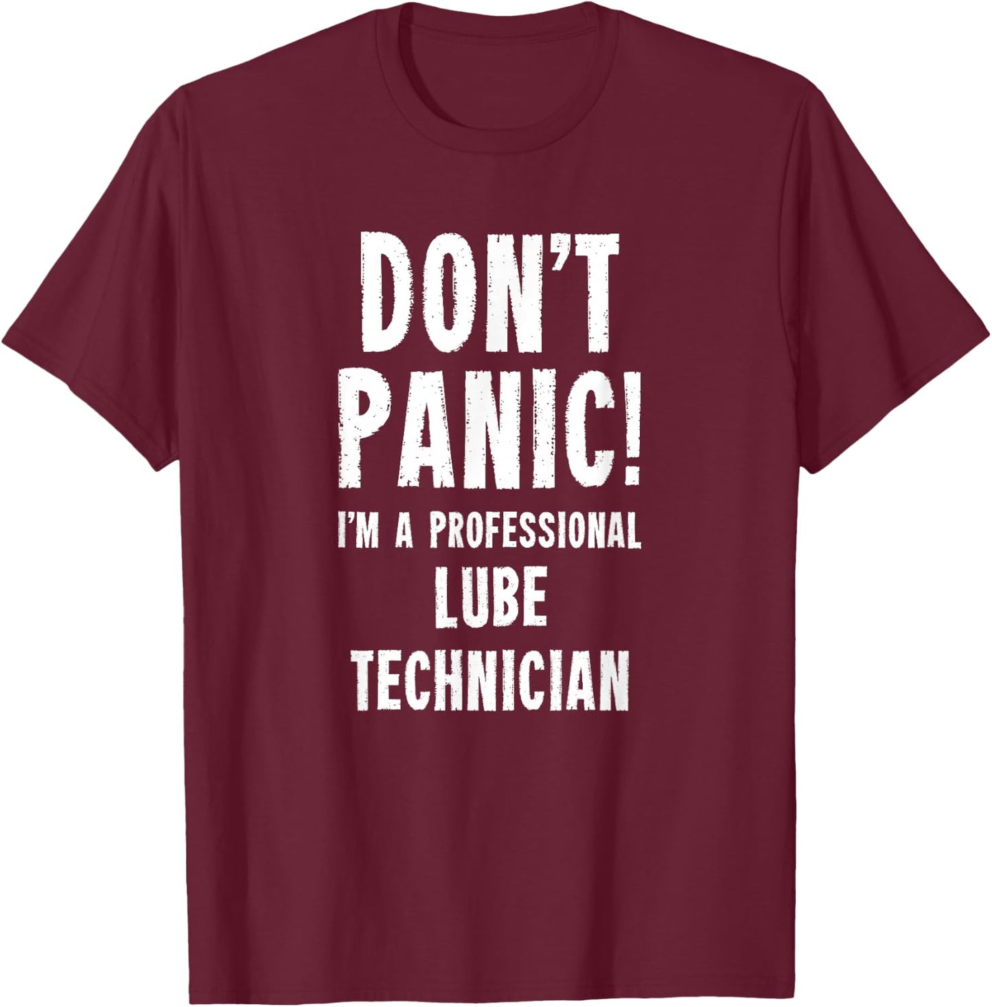 Lube Technician T-Shirt - T-Shirt | Maroon