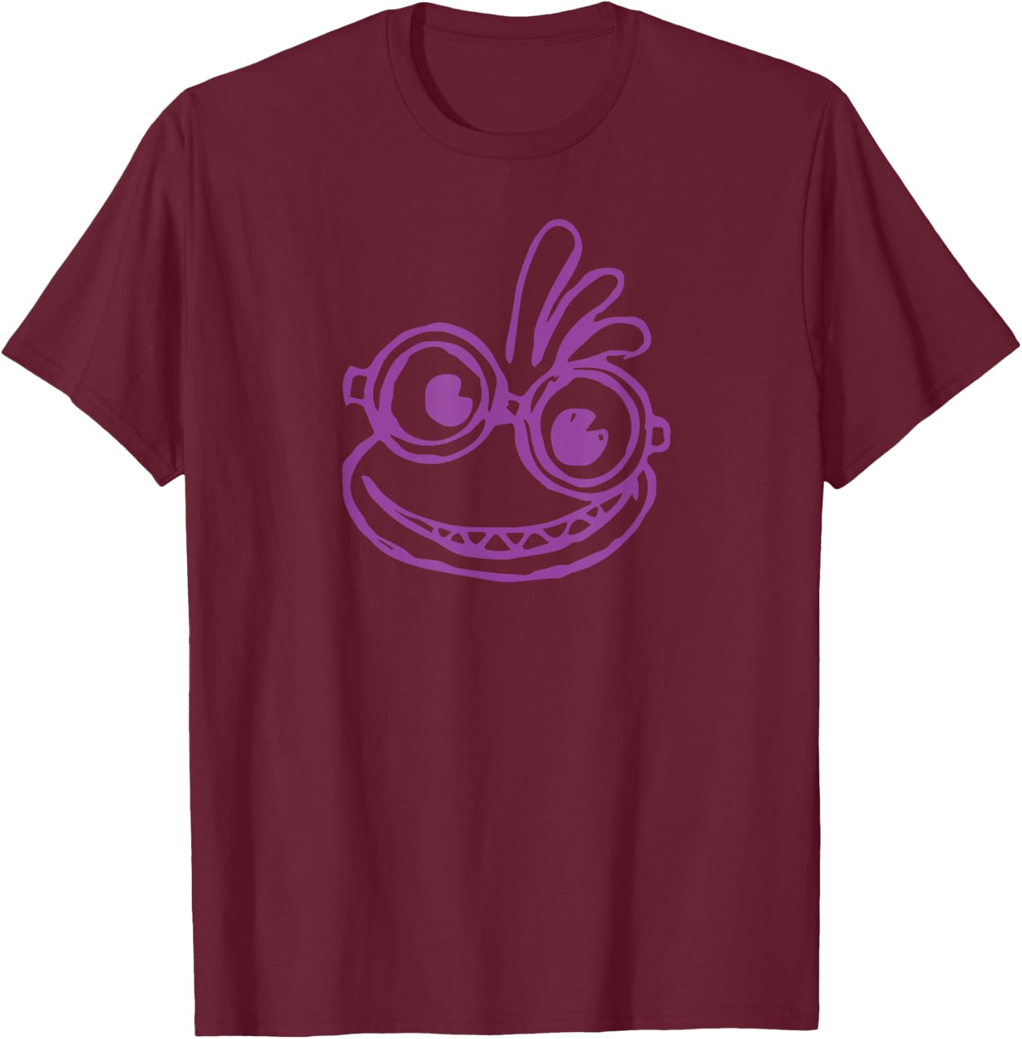 Disney Pixar Monsters University Randy Boggs Sketch T-Shirt - T-Shirt | Maroon