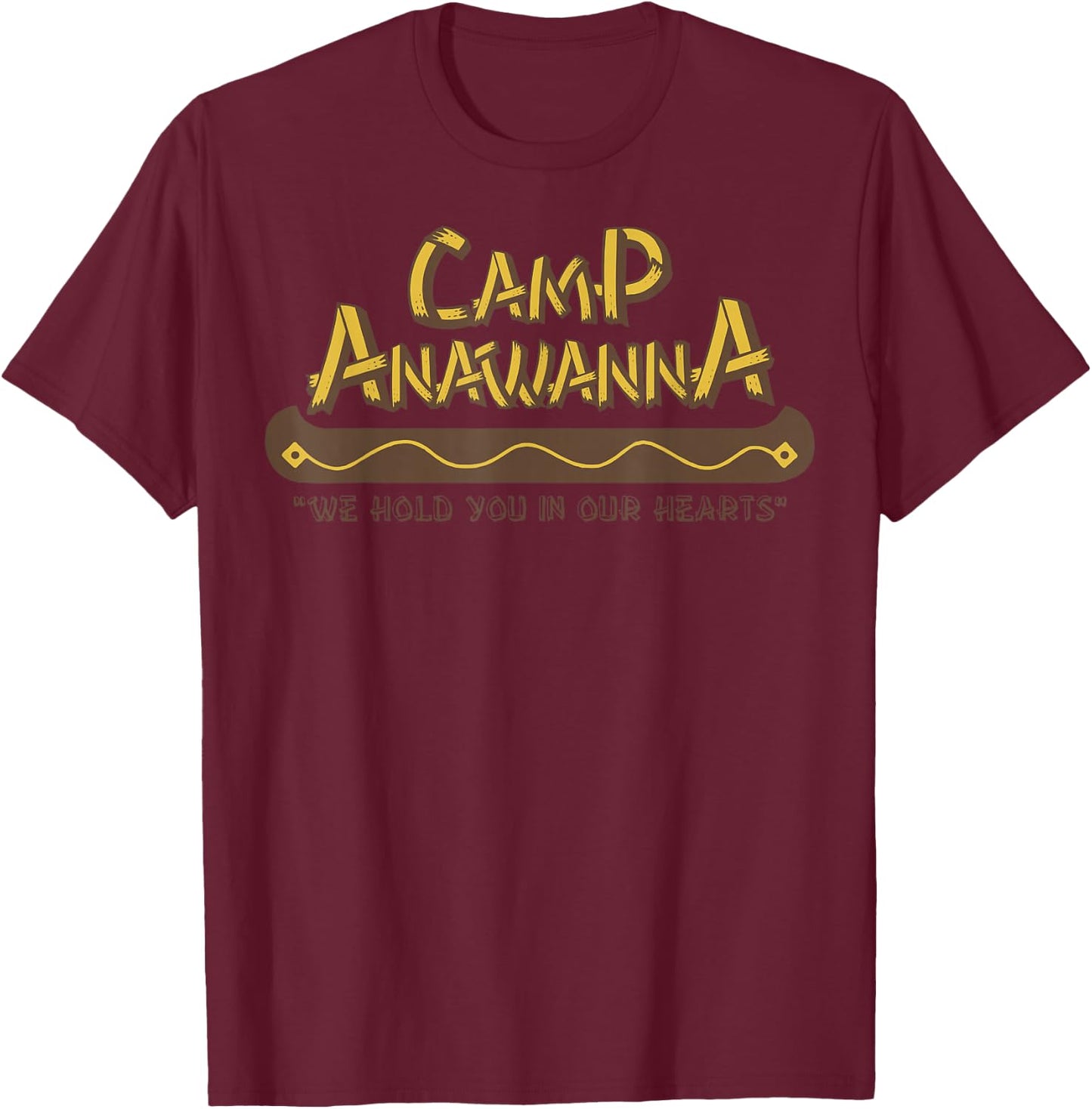 Nickelodeon Salute Your Shorts Camp Anawanna Quote T-Shirt - T-Shirt | Maroon