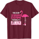This Is My Human Costume I Am Really A Flamingo T-Shirt - T-Shirt | Maroon