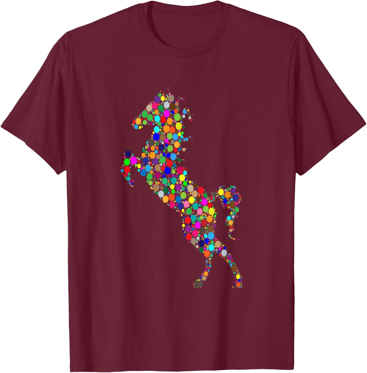 Dot Horse shirt International Dot Day Shirt T-Shirt - T-Shirt | Maroon