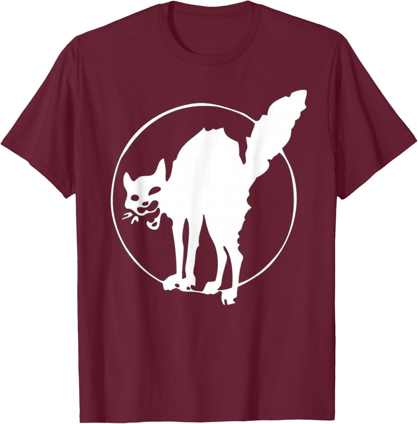 Screeching IWW Cat Shirt! T-Shirt - T-Shirt | Maroon