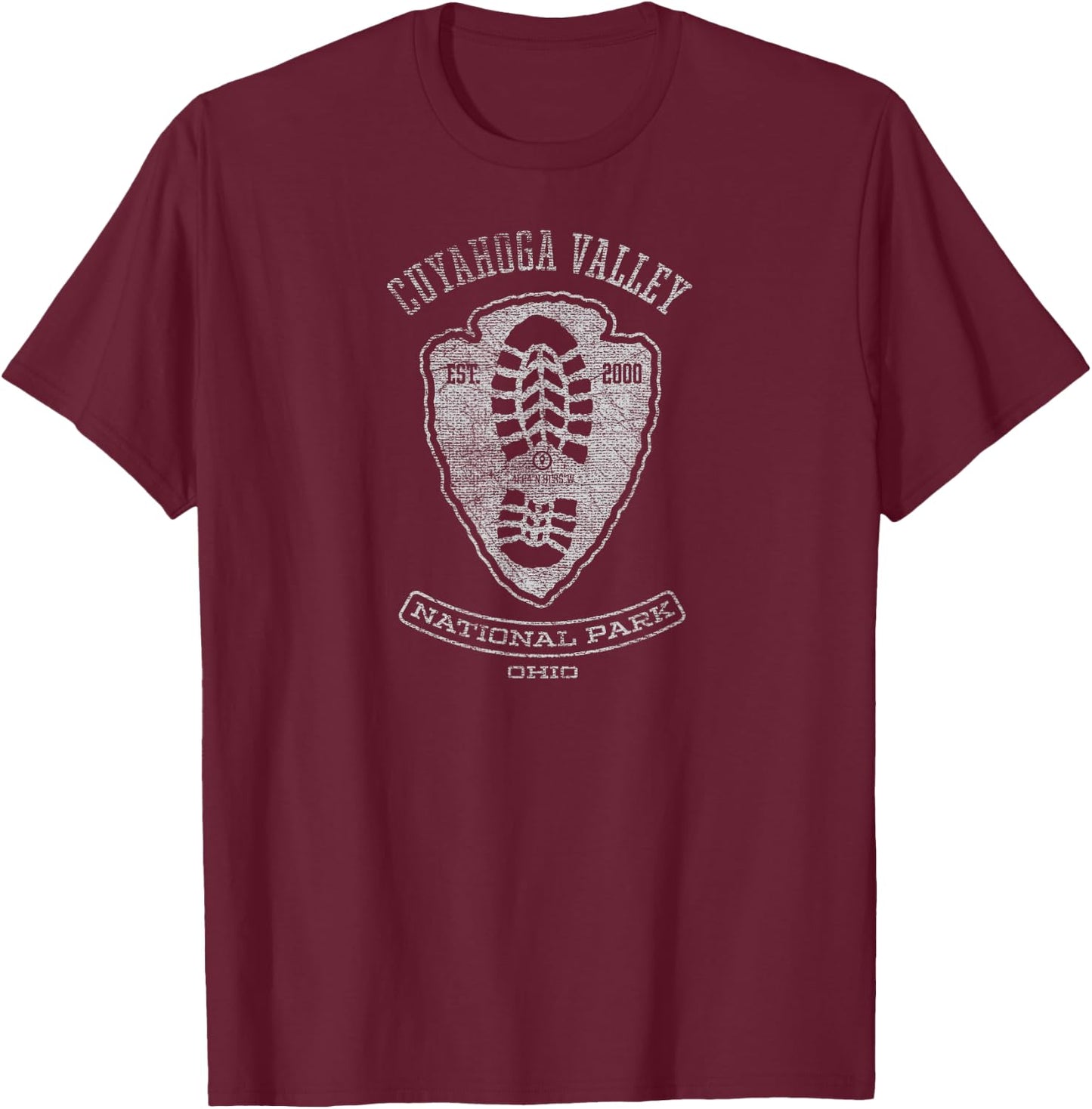 Cuyahoga Valley National Park Vacation T-Shirt - T-Shirt | Maroon