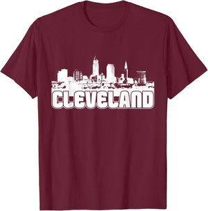 PREMIUM OHIO Cleveland Home State T-Shirt - T-Shirt | Maroon