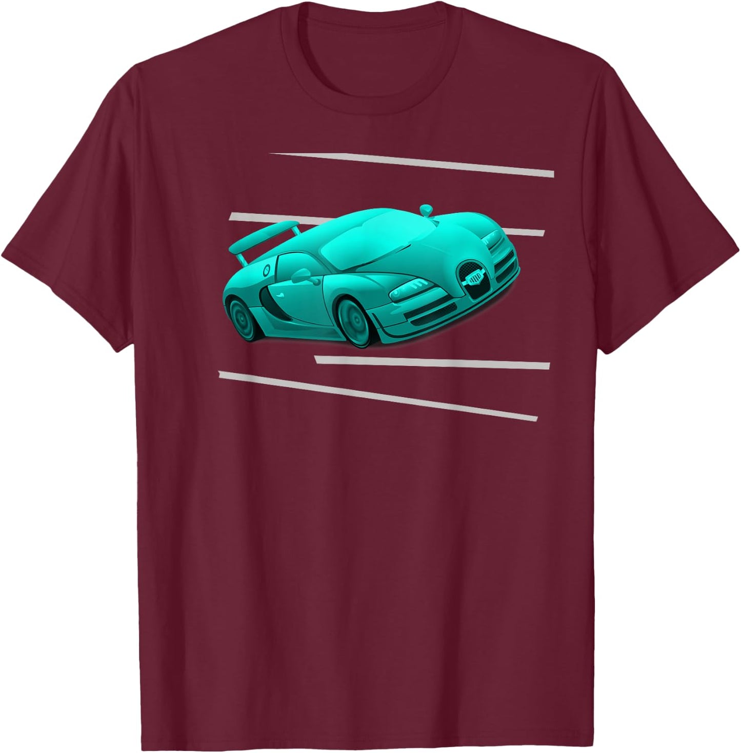 Shirts For Boys | Cool RACECAR T-Shirt - T-Shirt | Maroon