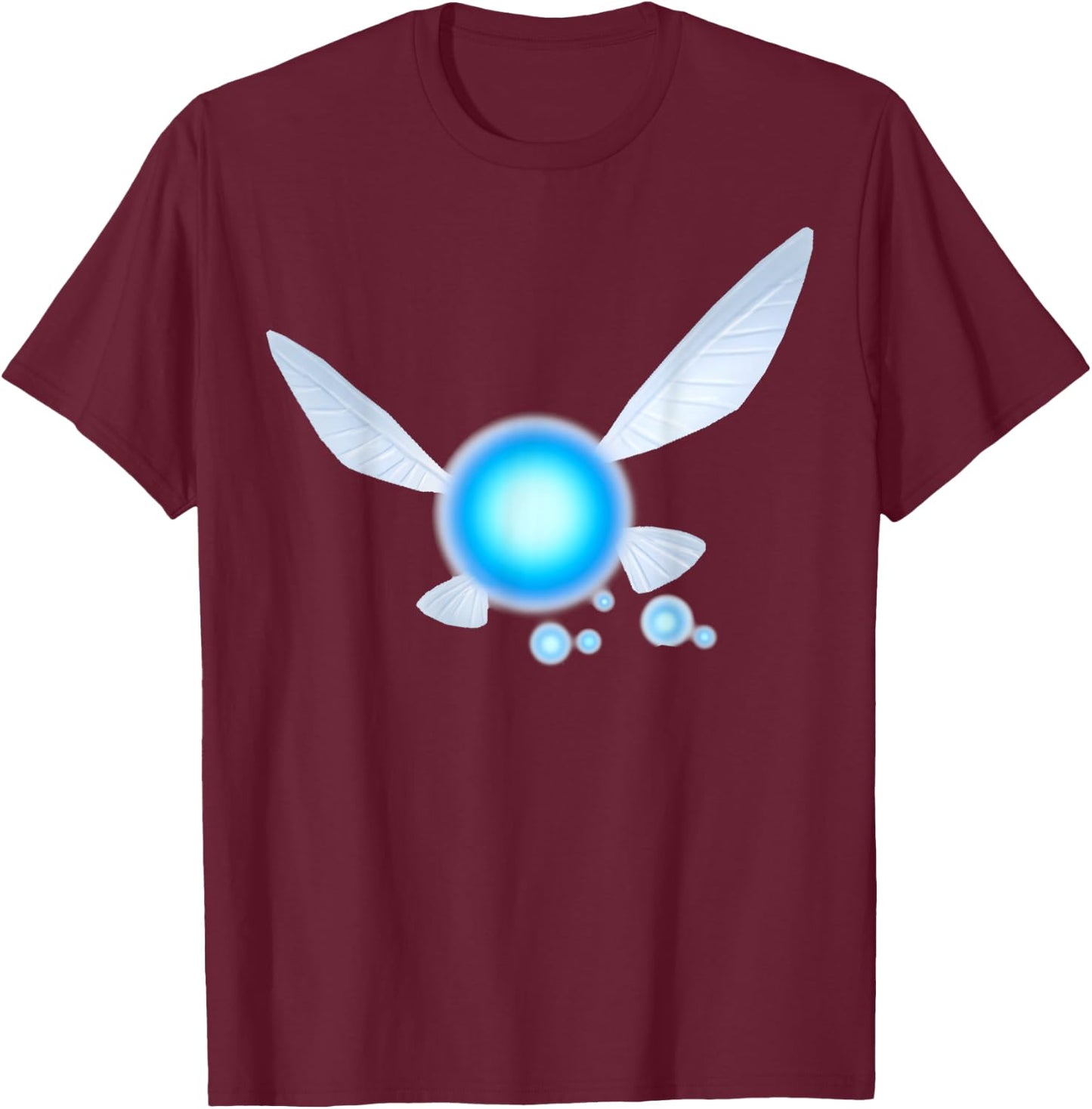 The Legend of Zelda Navi Big Portrait T-Shirt - T-Shirt | Maroon