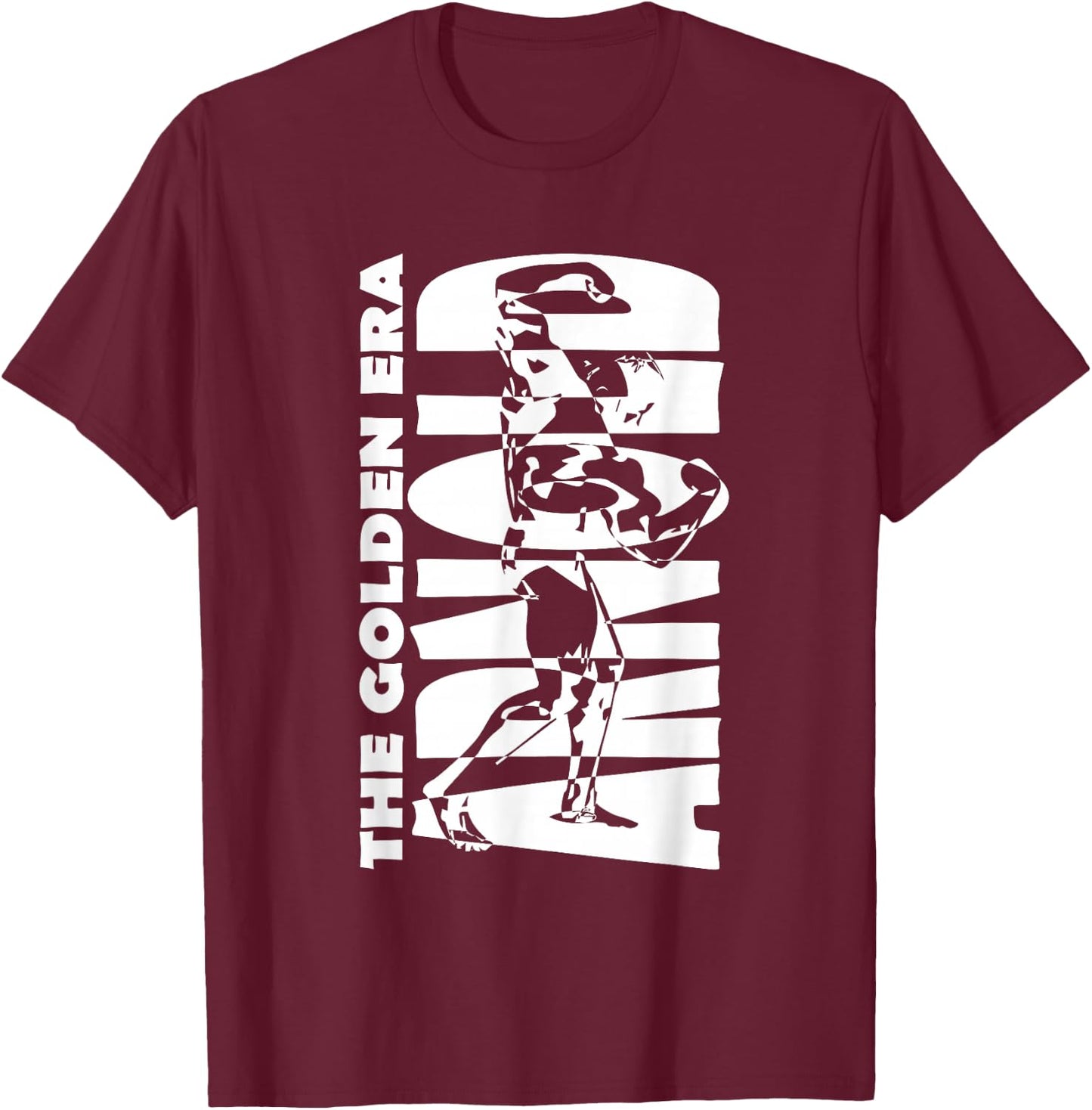 The Golden Era Arnold Bodybuilding T-Shirt - T-Shirt | Maroon