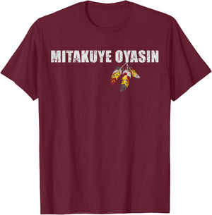 Native American Pride I Lakota Tribe Teton Sioux Nation T-Shirt - T-Shirt | Maroon