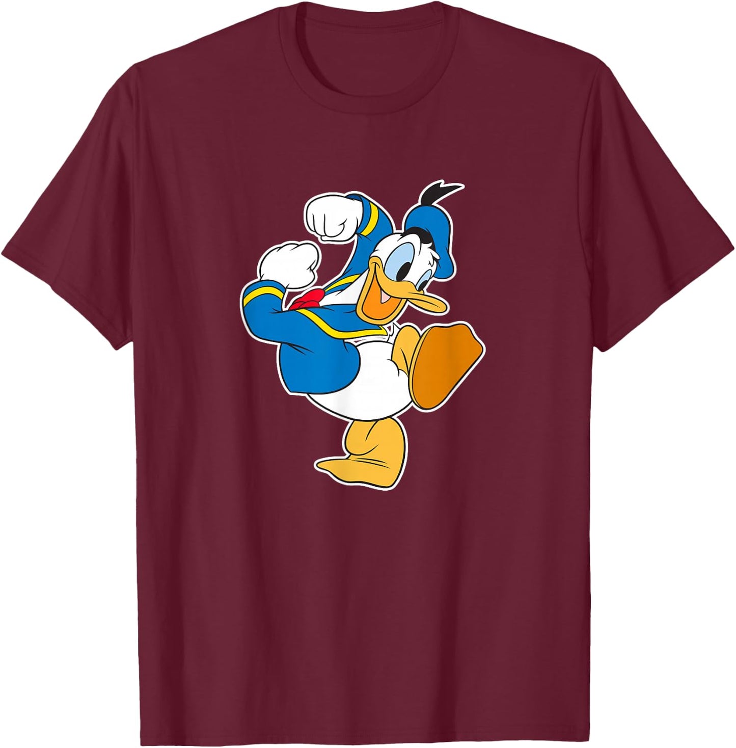 Disney Donald Duck Ready To Go T-Shirt - T-Shirt | Maroon