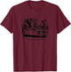 A Mad Hatter Tea Party from Alice in Wonderland T-Shirt - T-Shirt | Maroon