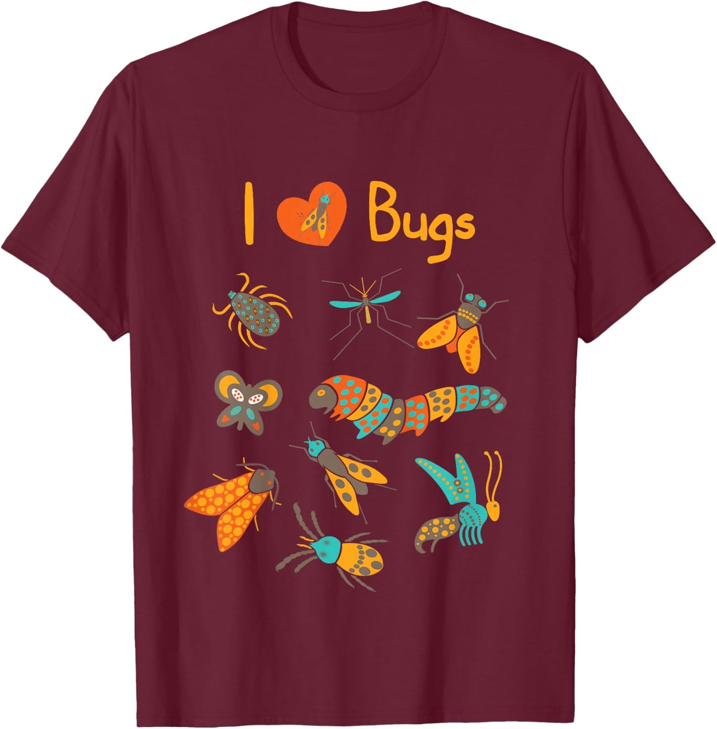 Bug Collecting Shirt, Insect Collectors Birthday Gifts T-Shirt - T-Shirt | Maroon
