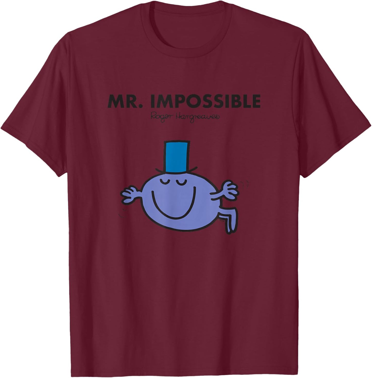 Mr. Men Mr. Impossible T-Shirt - T-Shirt | Maroon