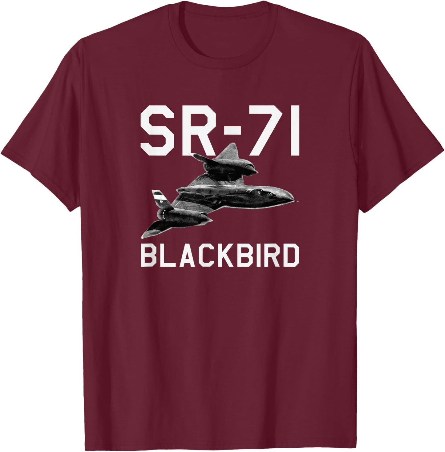 SR-71 Blackbird T-Shirt - T-Shirt | Maroon