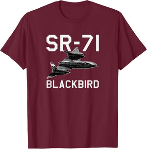 SR-71 Blackbird T-Shirt - T-Shirt | Maroon