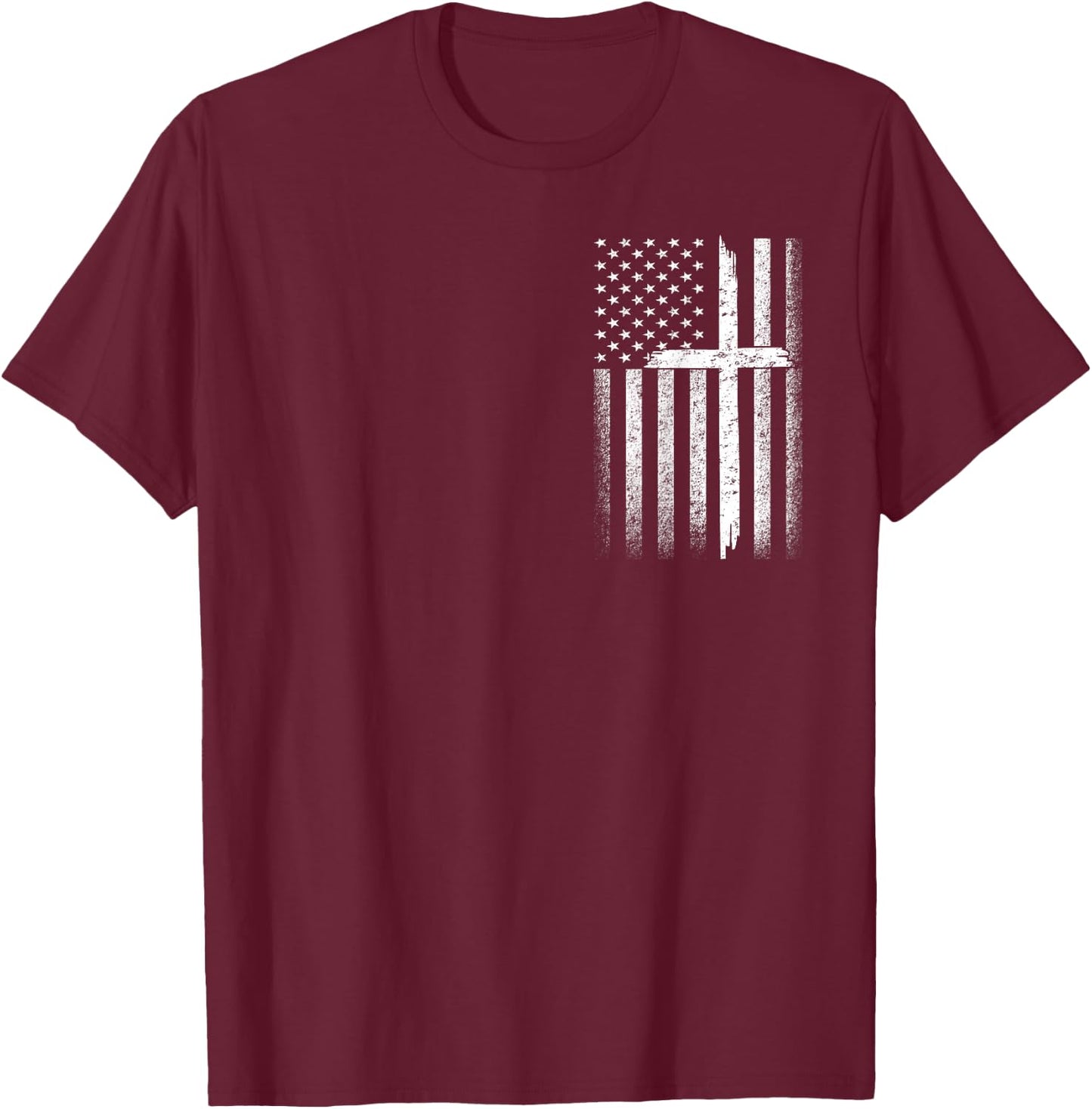 One Nation Under God Shirt T-Shirt - T-Shirt | Maroon