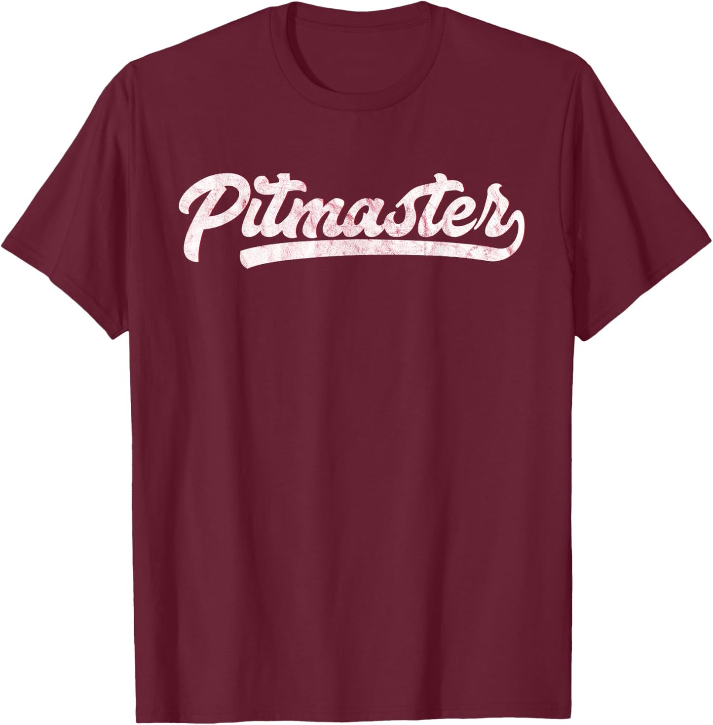 Pitmaster 100% BBQ Pitmaster Shirts T-Shirt - T-Shirt | Maroon