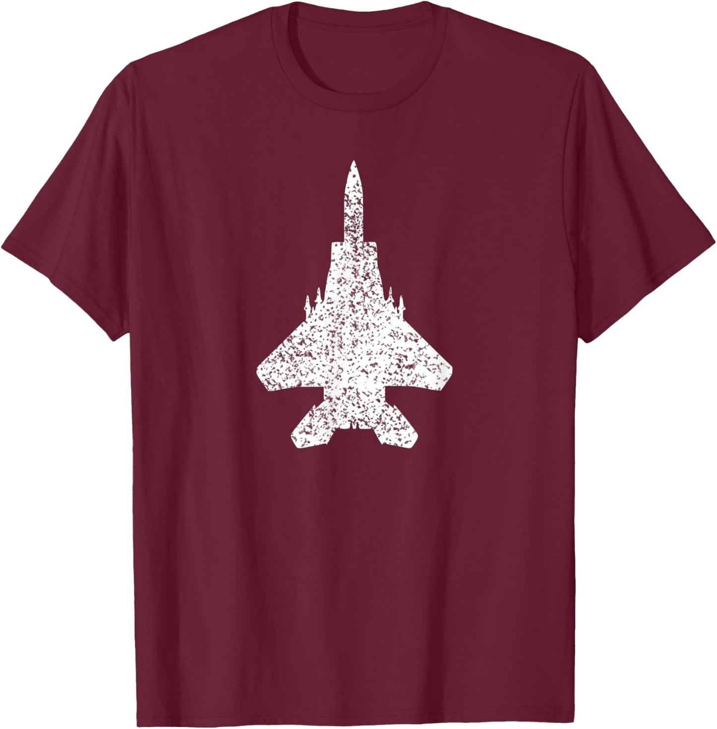 F-15 t shirt Eagle Jet Fighter t shirt T-Shirt - T-Shirt | Maroon