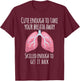Pulmonary Doctor Design - Lung Doctor Gift T-Shirt - T-Shirt | Maroon