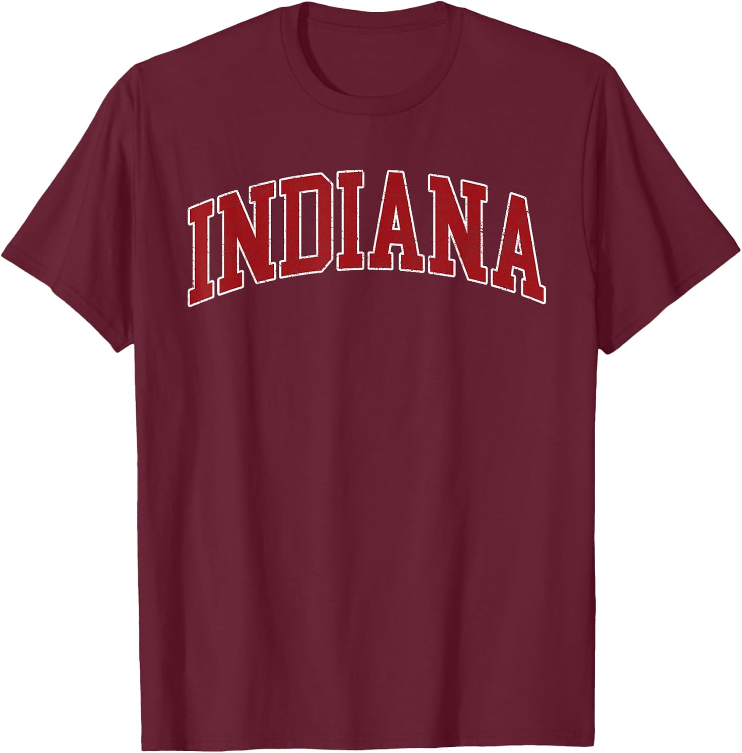 Indiana - Throwback Design - Classic T-Shirt - T-Shirt | Maroon