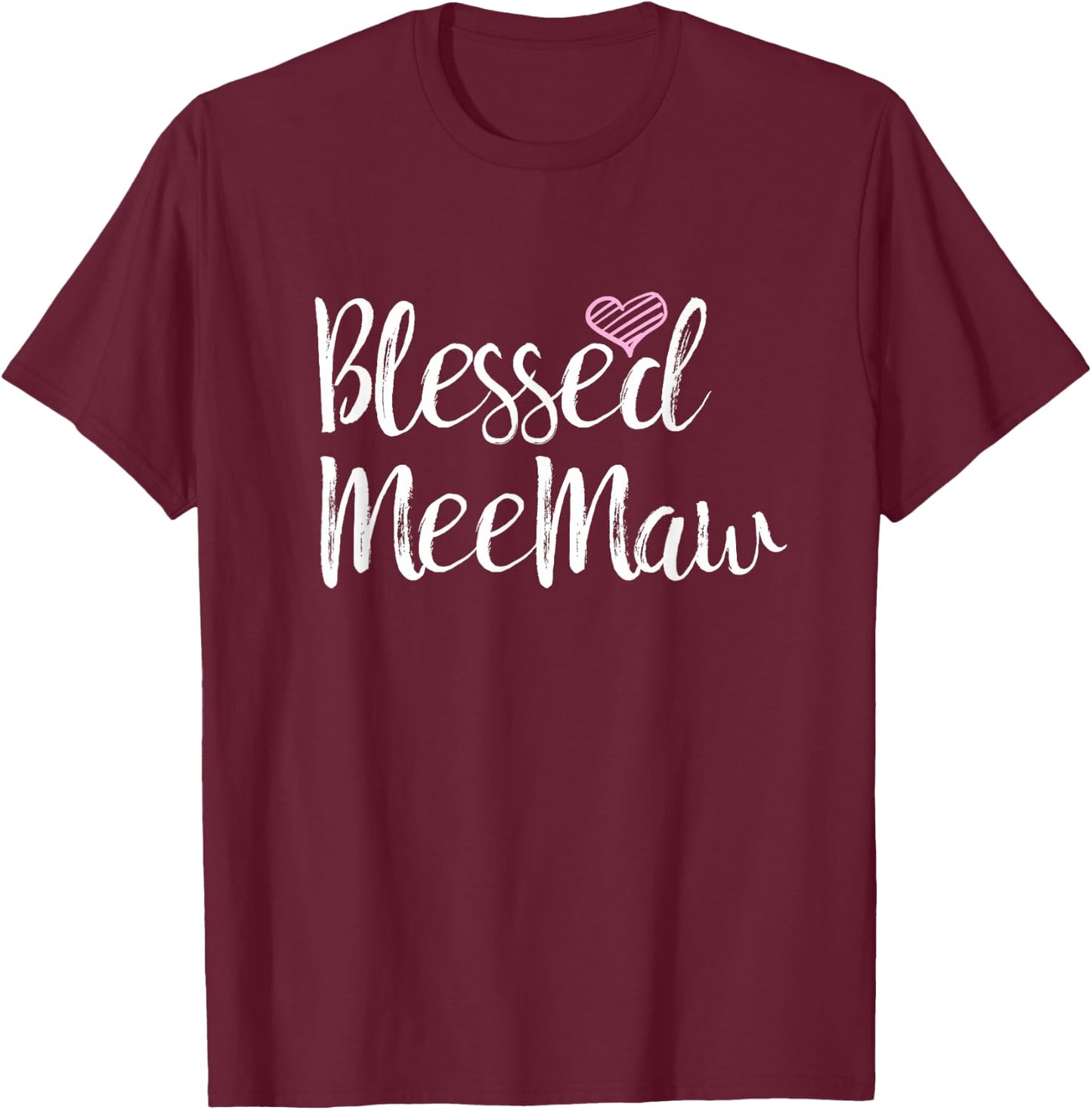 Blessed MeeMaw T-Shirt - T-Shirt | Maroon
