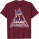 Def Leppard - Collide T-Shirt - T-Shirt | Maroon